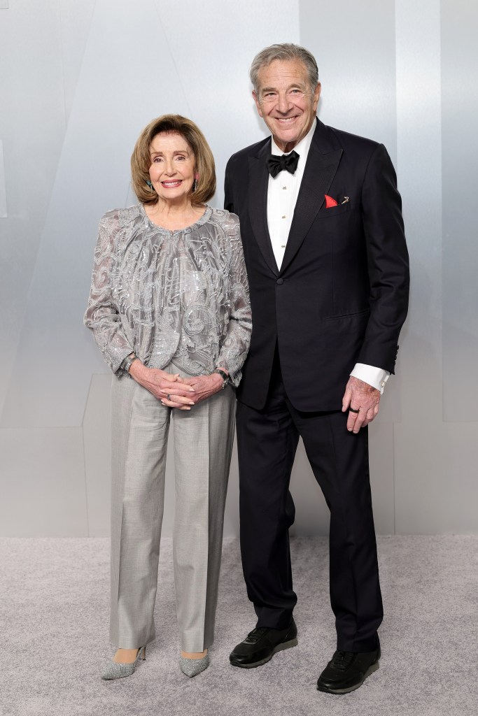 Nancy Pelosi and Paul Pelosi attend the 2026 Vanity Fair Oscar Party