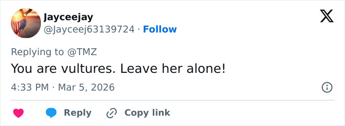 Tweet expressing support amid toxic drama related to Savannah Guthrie’s tearful Today Show return controversy.