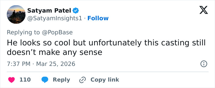 Tweet from user Satyam Patel expressing disappointment over HBO Harry Potter series casting race change controversy.