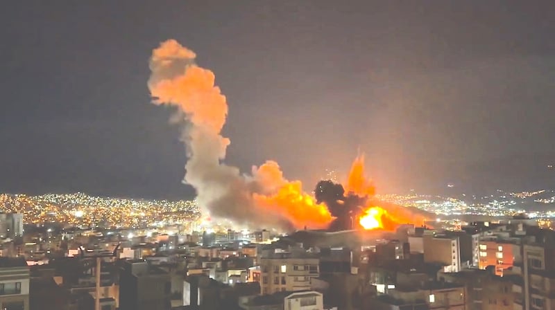 An explosion in Sanandaj, Kurdistan province, Iran.An explosion in Sanandaj, Kurdistan province, Iran, amid the U.S.-Israeli conflict with Iran, in this still image from a social media video released on March 5, 2026. Social Media/via REUTERS  ATTENTION EDITORS - THIS IMAGE HAS BEEN SUPPLIED BY A THIRD PARTY. NO RESALES. NO ARCHIVES. NEWS USE ONLY.

VERIFICATION:
Reuters confirmed the location from utility pole, road layout and buildings and barrier which matched satellite imagery of the area. Reuters was not able to verify the exact time when the video was filmed but no older version of the video was found posted online before March 5. Local media reported that explosions were heard in Sanandaj early Thursday morning.