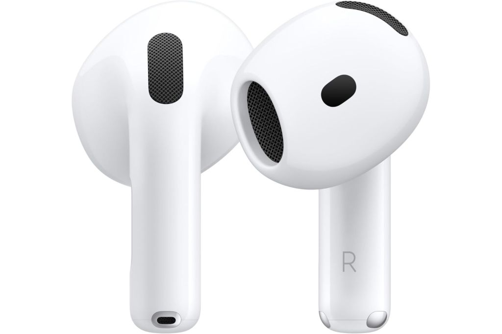 A pair of AirPods