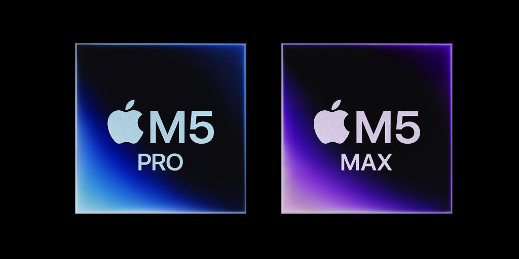 Apple touts Fusion Architecture for M5 Pro and M5 Max chips with 'super cores' | Apple promo graphic for the new chips