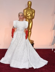 HOLLYWOOD, CA - FEBRUARY 22: Lady Gaga arrives at the 87th Annual Academy Awards at Hollywood & Highland Center on February 22, 2015 in Hollywood, California. (Photo by Steve Granitz/WireImage)
