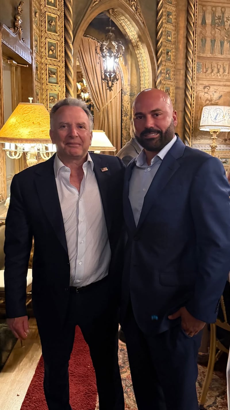 Steve Witkoff with Shlomi Evgi