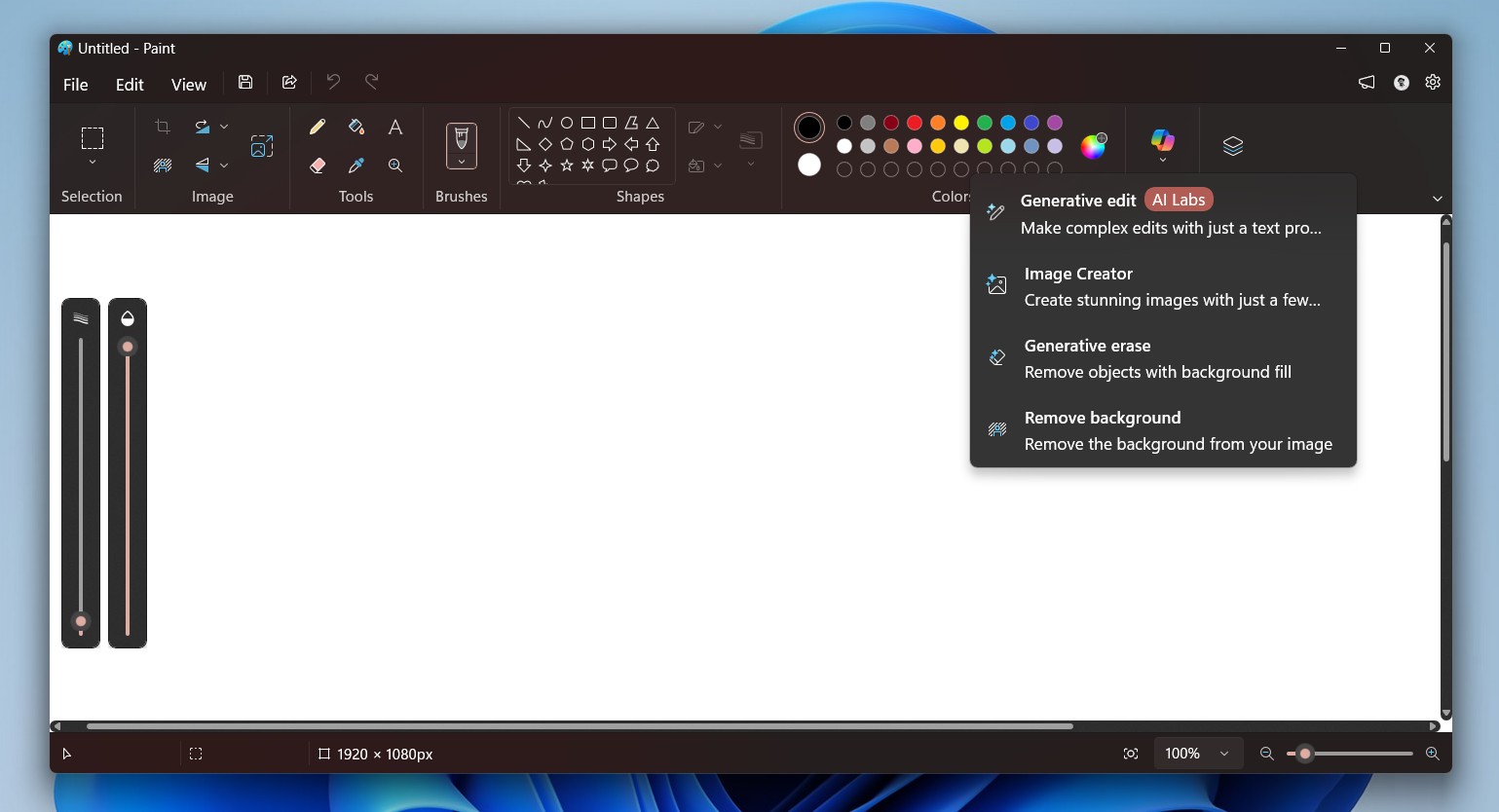 Microsoft Paint with Copilot features