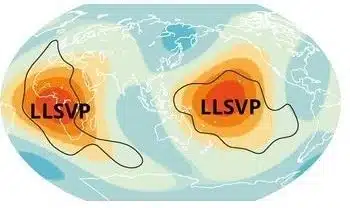 The Two Mountains Are Located Beneath Africa And The Pacific Ocean