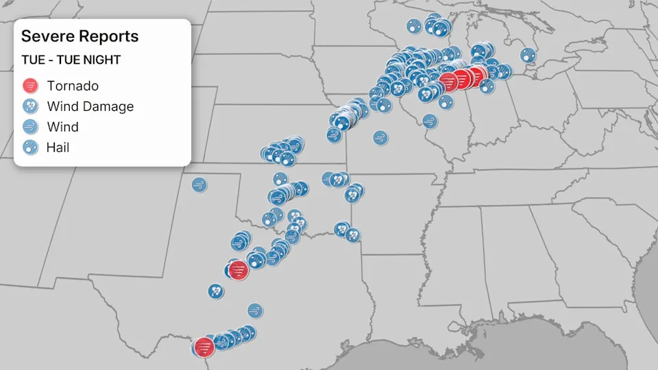 March 10 severe reports