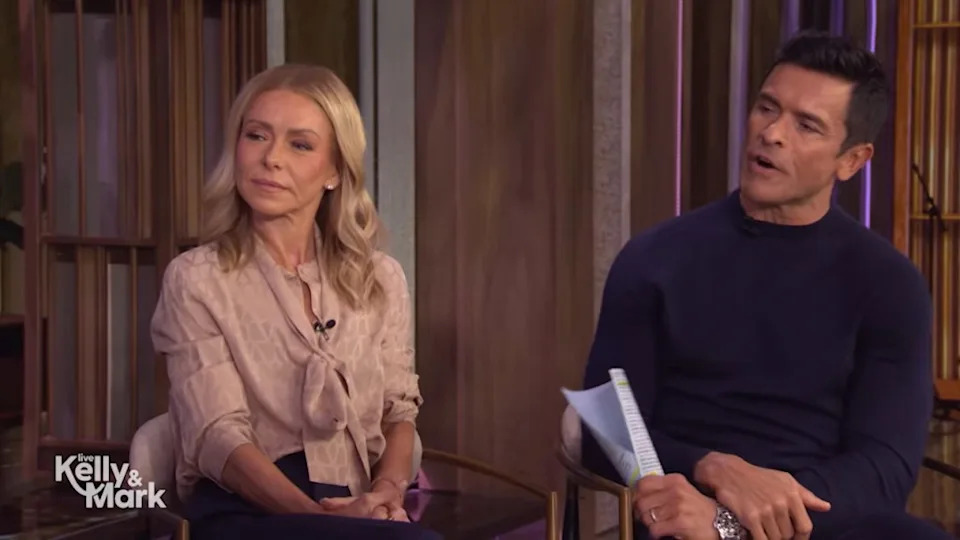 Mandel appeared to take issue with Ripa’s “it doesn’t make any sense” comment after she and her husband, Mark Consuelos, congratulated Mandel on reaching the milestone birthday. YouTube/LiveKellyandMark