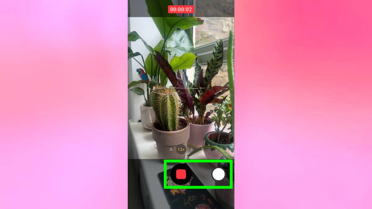 Record videos directly from Photo mode on iPhone
