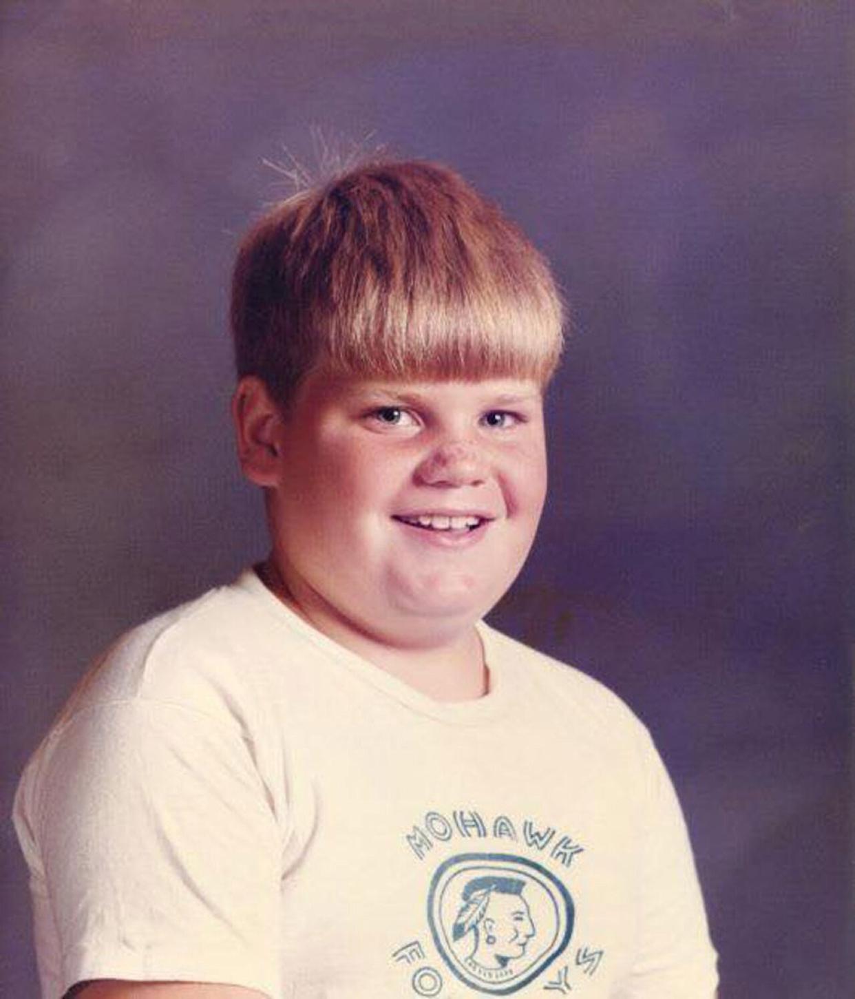 Chris Farley is a school photo -