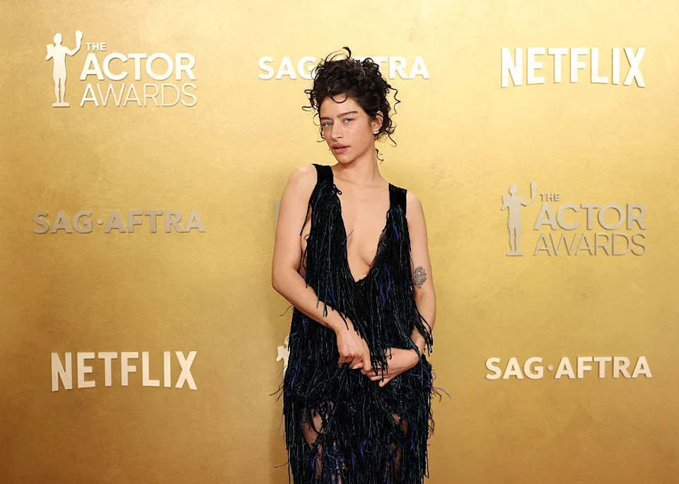 los angeles, california march 01: odessa azion attends the 32nd annual actor awards at shrine auditorium and expo hall on march 01, 2026 in los angeles, california. (photo by monica schipper/wireimage)