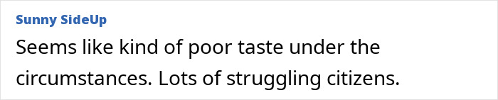 Comment from Sunny SideUp expressing opinion on the jaw-dropping $346K Oscars gift bag for nominees.