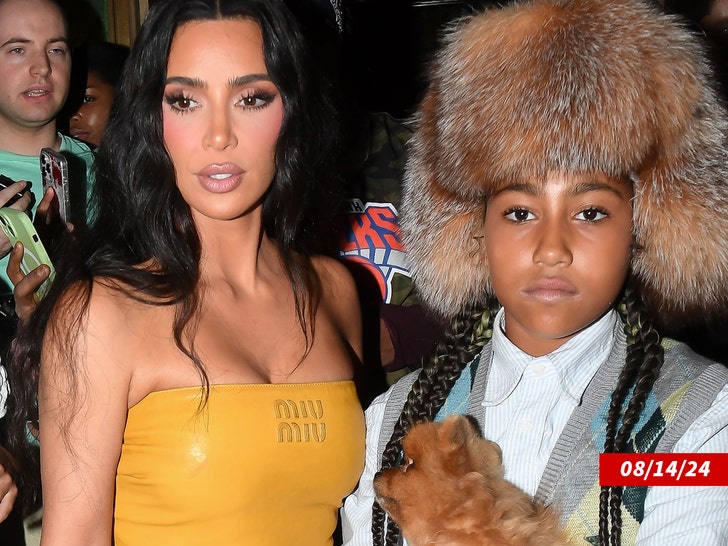 kim kardashian north west getty