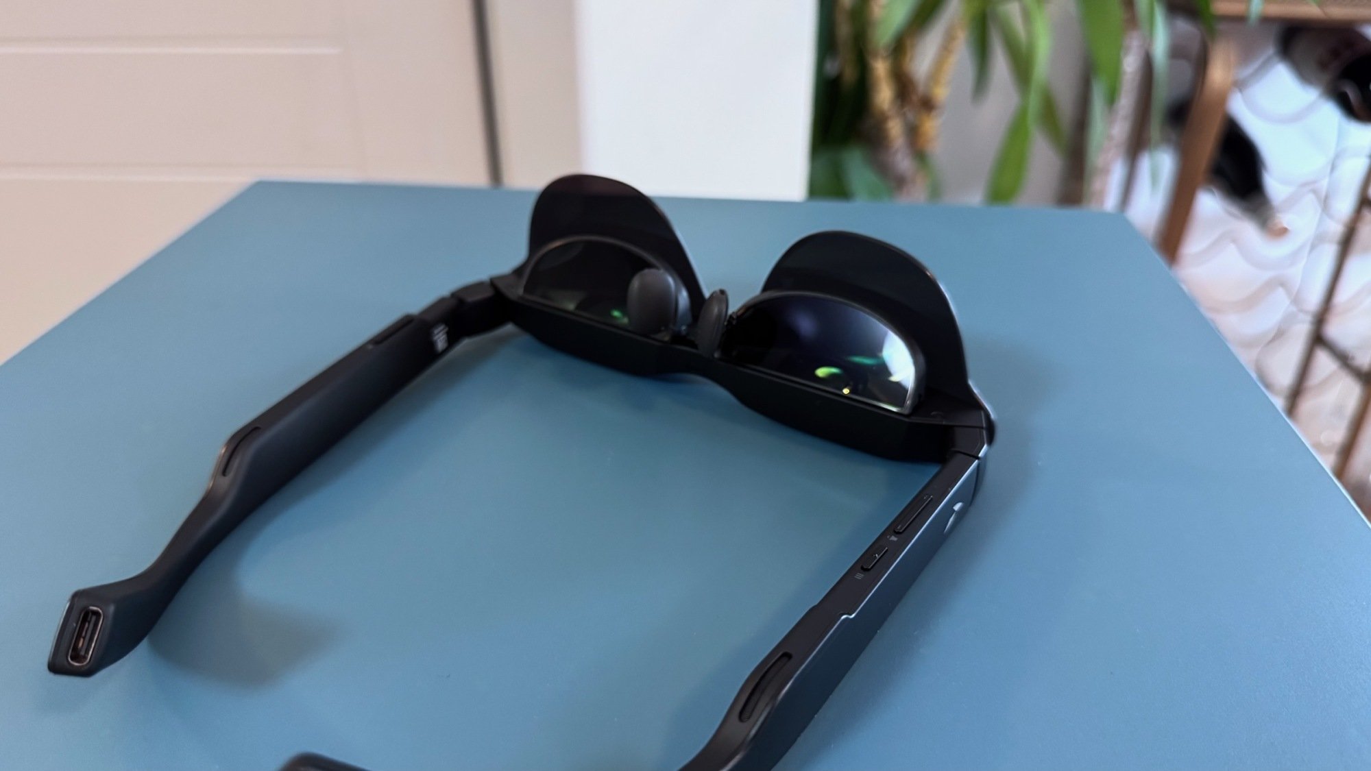 The RayNeo Air 4 Pro AR/XR Glasses seen from the back