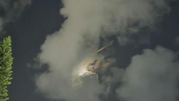 Interception of a missile launched from Iran over Israeli skies יירוט טיל ששוגר מאיראן בשמי הארץ