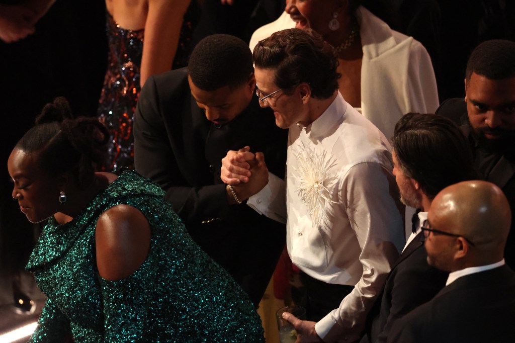 Wunmi Mosaku, Michael B. Jordan and Pedro Pascal 