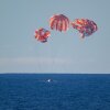 The Artemis II crew — NASA astronauts Reid Wiseman, Victor Glover, and Christina Koch as well as Canadian Space Agency astronaut Jeremy Hansen — splashed down in an Orion space capsule Friday after a 9-day mission to the moon and back.