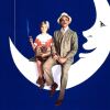 Tatum O'Neal and Ryan O'Neal on the 1973 poster for Paper Moon.