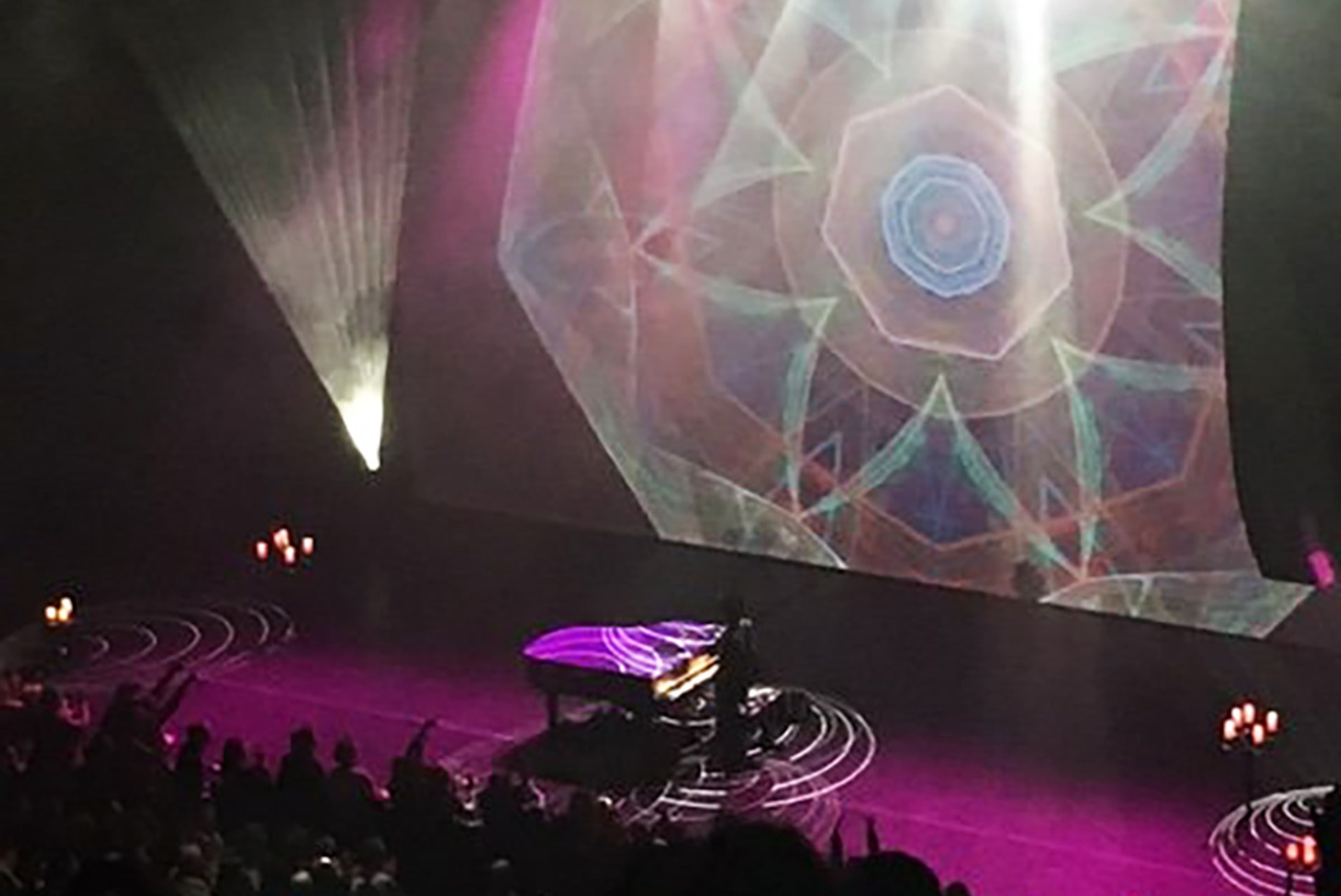 Prince plays during his first of two shows April 14, 2016, at the Fox Theatre in Atlanta. (Courtesy of Yvonne Zusel)