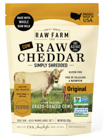 The recall includes the company's original and jalapeno flavor raw cheddar cheese