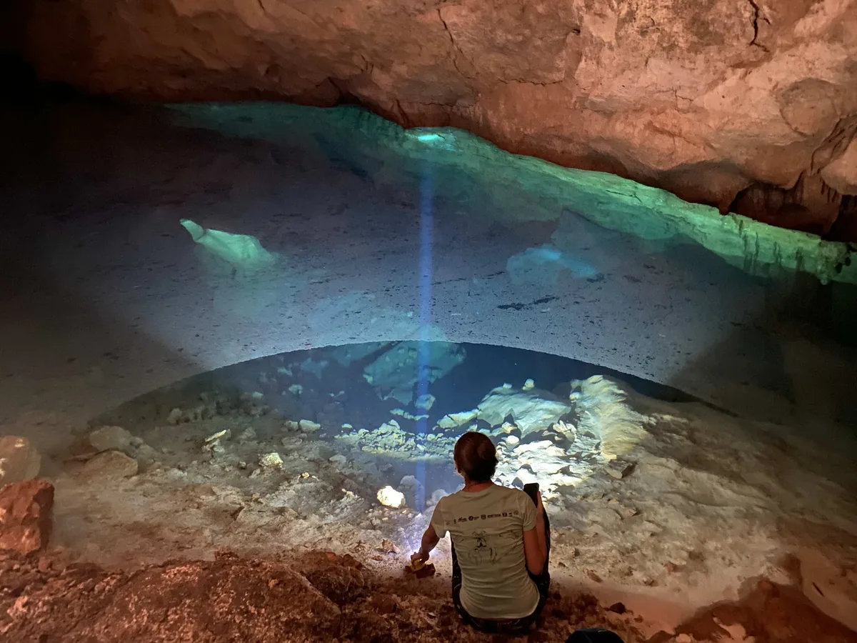 The cenotes where Typhlatya shrimps occur