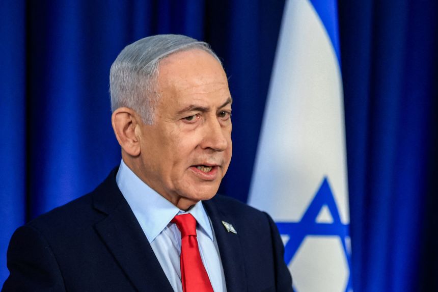 Israeli Prime Minister Benjamin Netanyahu gives a press conference in Jerusalem on March 19.
